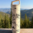 Load image into Gallery viewer, MiiR x Bivouac Water Bottle with Evergreen Artwork

